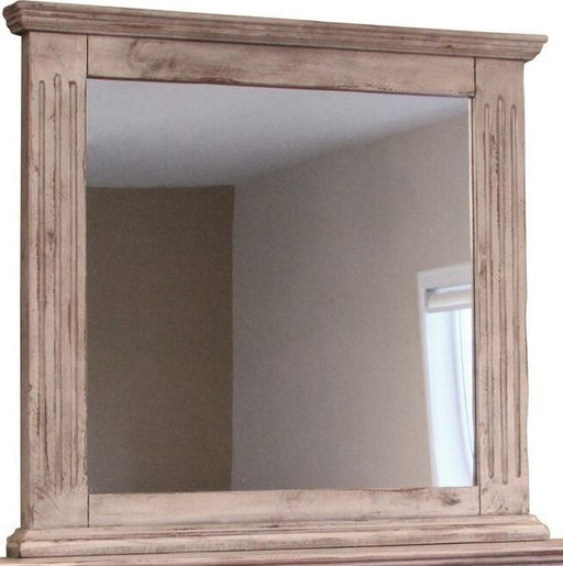 Terra Mirror in Distressed Vintage White image