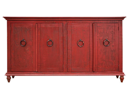 Capri Console w/4 Doors, Red finish* image