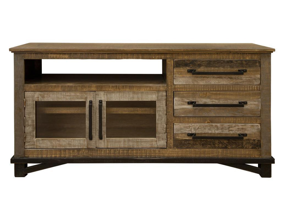 Loft Brown 3 Drawers, 2 Doors, 62" TV Stand image