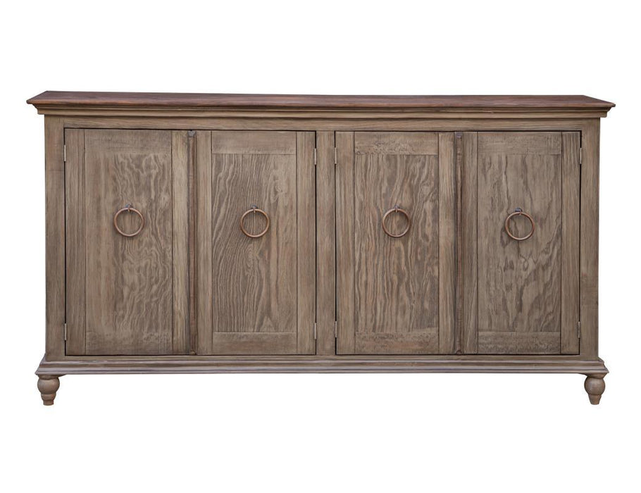 Capri Console w/4 Doors, Olive finish image