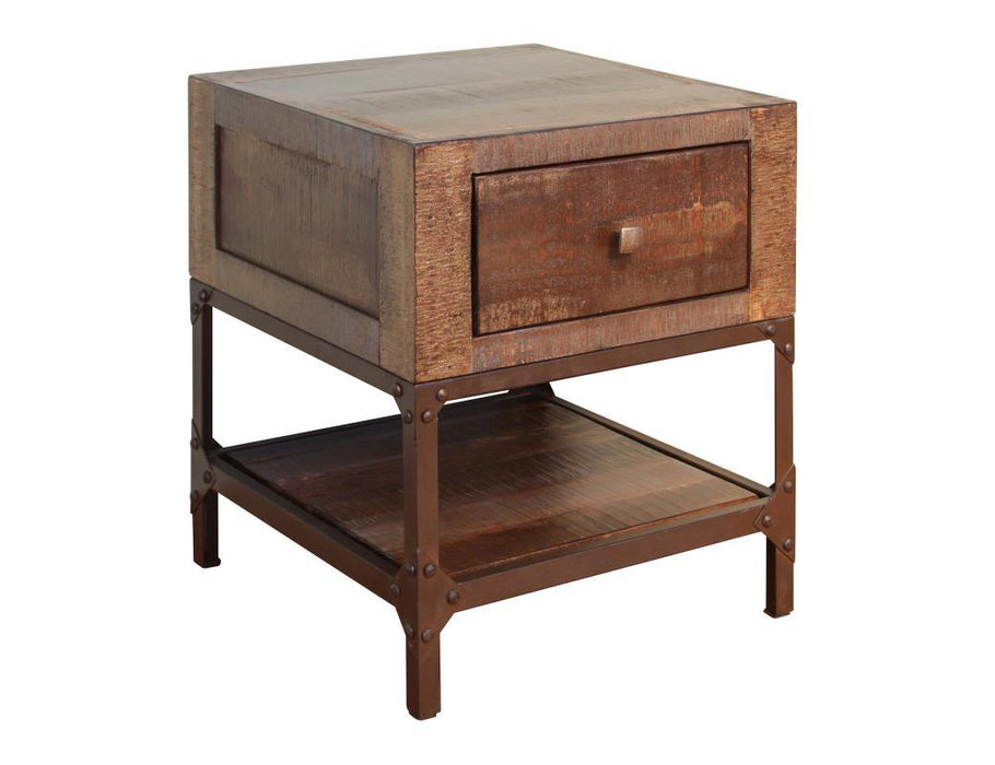 Urban Gold End Table w/1 Drawer image