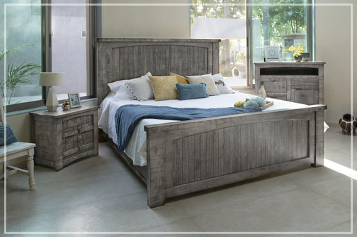 San Antonio King Platform Bed in Brown image