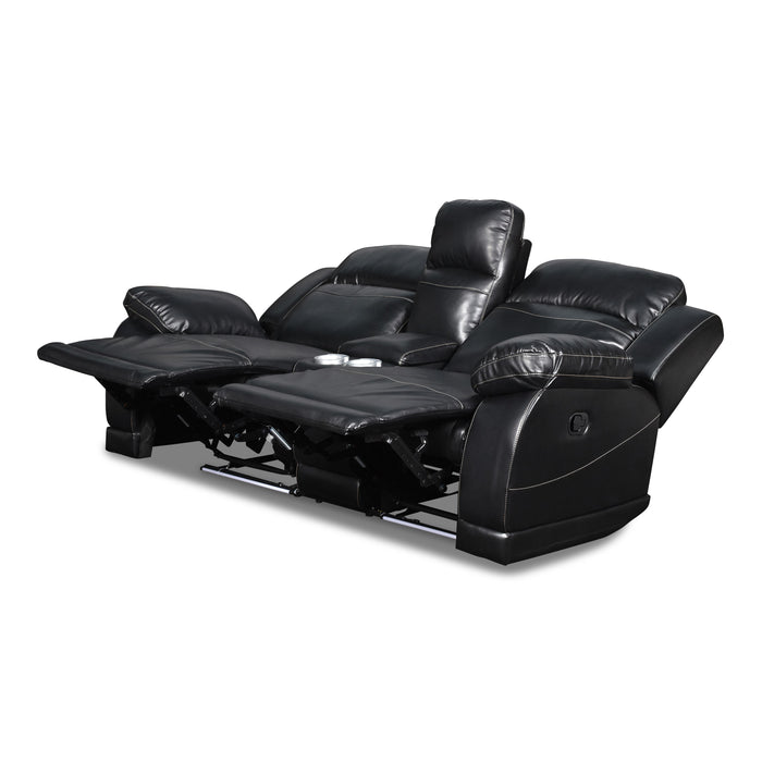 VEGA CONSOLE LOVESEAT - PREMIER BLACK