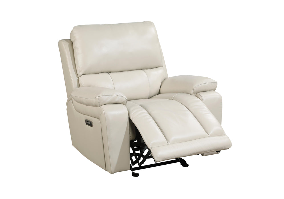 CICERO GLIDER RECLINER W/ PWR FR & HR-CREAM