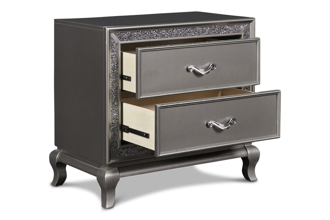 PARK IMPERIAL NIGHTSTAND-PEWTER