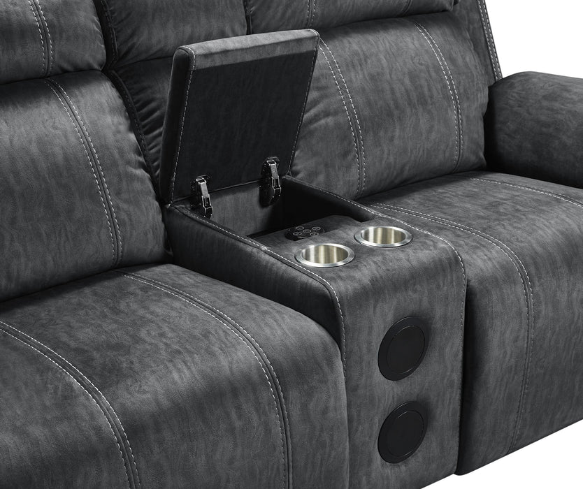 TANGO CONSOLE LOVESEAT W/SPEAKER-SHADOW