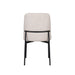 Erik Side Chair W/ Black Metal Frame -Beige (2 Per Carton)