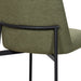 Erik Side Chair W/ Black Metal Frame -Green (2 Per Carton)