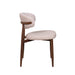 Royce Side Chair W/ Walnut Metal Frame -Toast (2 Per Carton)