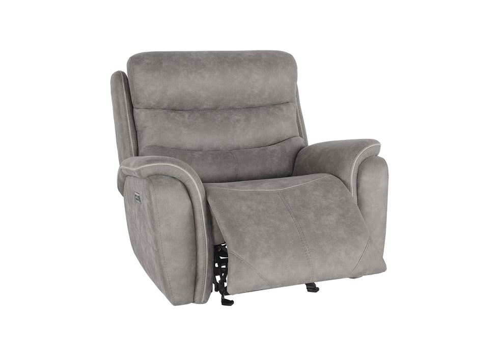 Kamari Glider Recliner W/Pwr Hr & Fr-Gray