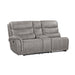 Kamari Laf Console Loveseat W/Dual Recliner-Gray