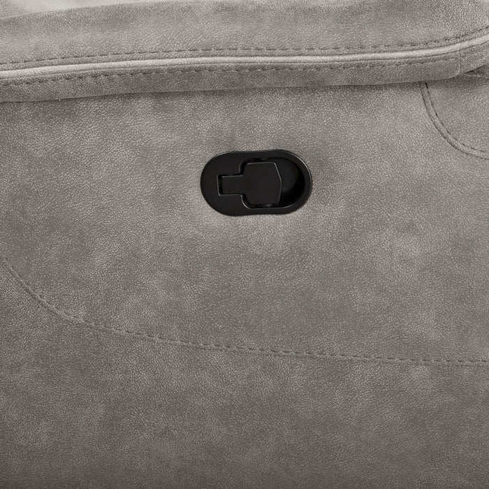 Kamari Laf Console Loveseat W/Dual Recliner-Gray