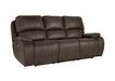 Brookings Sofa W/Pwr Hr & Fr-Brown