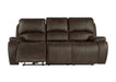 Brookings Sofa W/Pwr Hr & Fr-Brown
