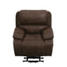 Brookings Power Lift Recliner W/ Heat & Massage-Brown
