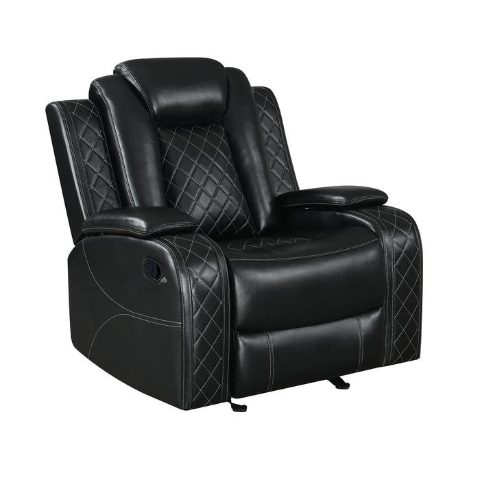 Orion Ii Glider Recliner-Black