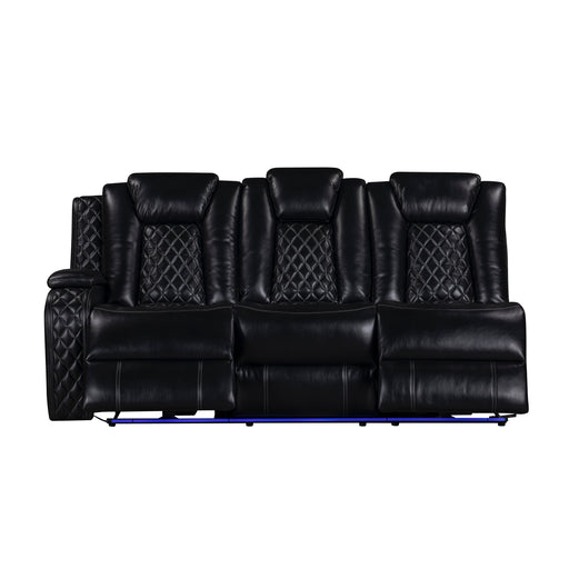Orion Ii Laf Sofa W/Pwr Fr & Hr-Black