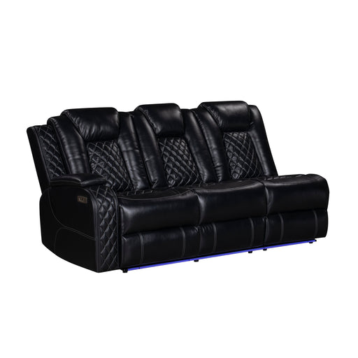 Orion Ii Laf Sofa W/Pwr Fr & Hr-Black