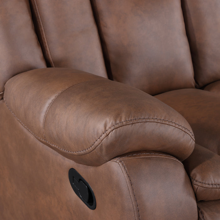 Morello Glider Recliner- Brown