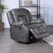 Morello Glider Recliner- Gray