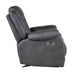Morello Glider Recliner W/Pwr Fr- Gray