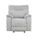Chablis Glider Recliner W/Heat & Massage-Mist Gray