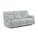 Chablis Reclining Sofa-Mist Gray