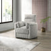 Embrace Swivel Accent Chair-Gray