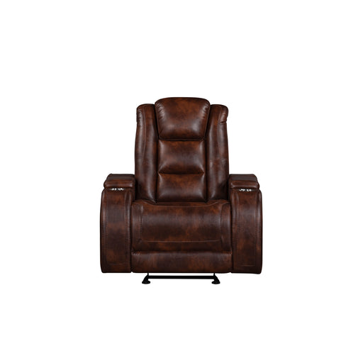 Chester Glider Recliner W/Pwr Hr & Fr-Brown