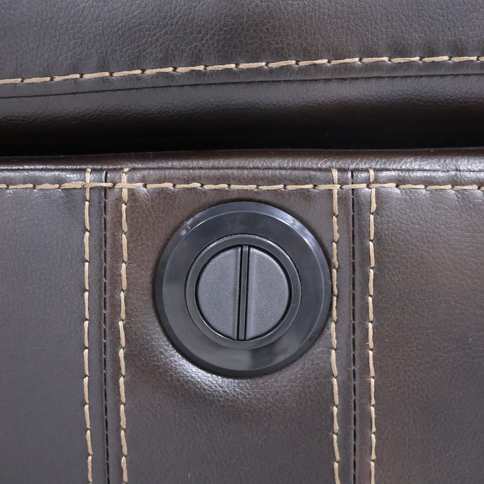 Kellen Glider Recliner W/Pwr Fr-Brown