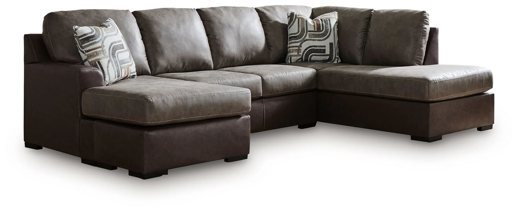 Castille Sectional With Chaise & Ottoman