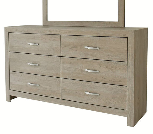 Crown Mark Furniture Jaylen 6 Drawer Dresser in Gray image