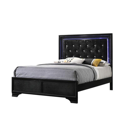 Crown Mark Micah King Panel Bed in Black B4350-K image