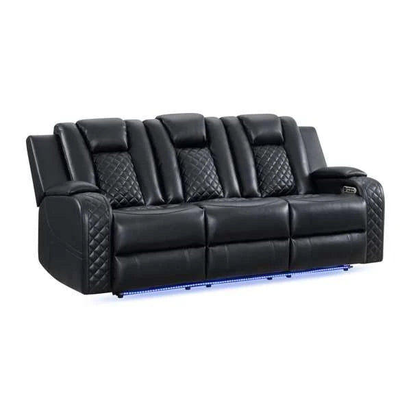 Carlo Power Motion Sofa with Power Headrest (LEATHER)