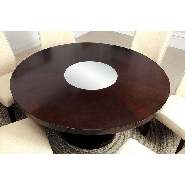 Cimma Espresso Round Dining Table