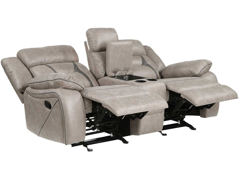 Tyson Reclining Glider Console Loveseat