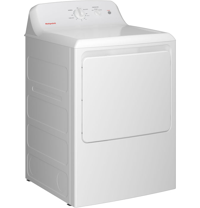 Hotpoint® 6.2 cu. ft. Capacity  Electric Dryer with Up To 120 ft. Venting and Shallow Depth